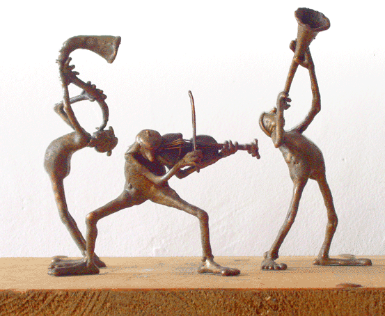 Kupferfiguren von William Schanzer